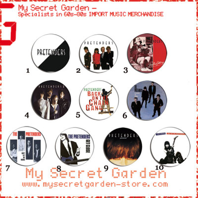 The Pretenders - Brass In Pocket, Learning To Crawl Album Pinback Button Badge Set ( or Hair Ties / 4.4 cm Badge / Magnet / Keychain Set )